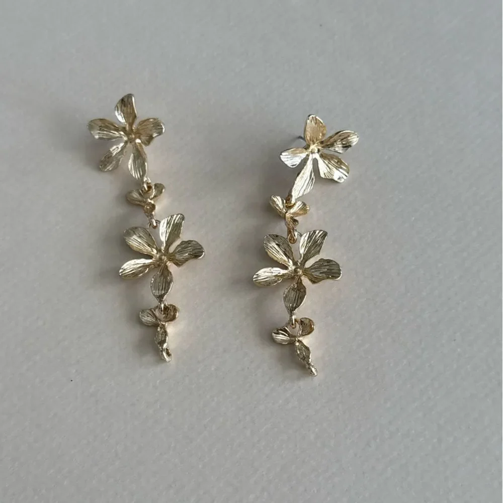Floral Drop Earrings #1741